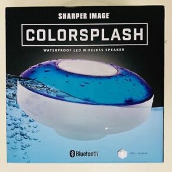 Sharper Image Floating Bluetooth Pool Speaker - Picture 3 of 5